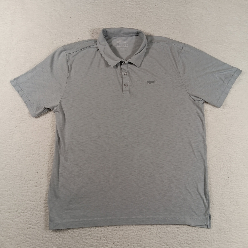 Goruck Shirt Mens Large Gray Short Sleeve Polo Performance Golf Office Outdoor